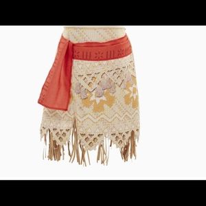 Disney Moana Girls Adventure Skirt Size 4-6X